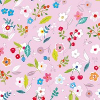 Декупажные салфетки "Мелкие цветы, розовые", 33*33 см, 18,5 г/м2, 20 шт, Abiente