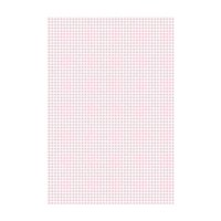 Папір з малюнком "Клітинка" двосторонній, Рожевий, 21*31см, 200г/м2, Heyda