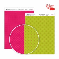 Папір дизайнерський двосторонній „Color style“ 6, 21х29,7 см, 250 г/м2, ROSA TALENT