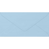 Набір конвертів 50 шт, 11х22 см, світло-блакитний, 200г/м2, Heyda