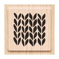 Штамп дерев'яний Фоновий "Листочки", 2,5х2,5 см, Heyda