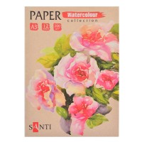 Набор акварельной бумаги А3 "Paper Watercolor Collection", 12 шт