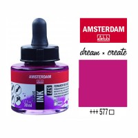 Тушь акриловая AMSTERDAM INK, (577) Перм. красно-фиолетовый светлый, 30мл, Royal Talens