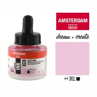 Тушь акриловая AMSTERDAM INK, (361) Розовый светлый, 30мл, Royal Talens
