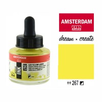 Тушь акриловая AMSTERDAM INK, (267) AZO Желтый лимонный, 30мл, Royal Talens