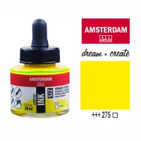 Тушь акриловая AMSTERDAM INK, (275) Первичный желтый, 30мл, Royal Talens