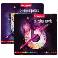 Набір кольорових олівців Темний 24 шт, Bruynzeel