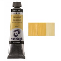 Фарба олійна VAN GOGH, (223) Неаполітанський жовтий темний, 40 мл, Royal Talens (1/3)