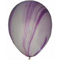 Кульки повітряні "Pelican" /1205-636/ 12' (30 см), агат фіолетовий, 5шт/уп (1/5)