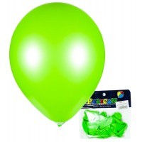 Кульки повітряні "Pelican" /815714/1010-714/ 10 '(26 см), перламутр зелений світлий, 10шт / уп (1/100)