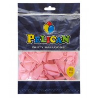 Кульки повітряні "Pelican" /1250-845/ 12' (30 см), пастель рожевий світлий, 50шт/уп (1/100)