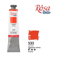 Фарба олійна, Червона світла (533), 45мл, ROSA Studio