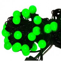 Електрогірлянда "Unison" /1318-04/ кулька 18мм, LED 40, провід 7м+,прехідник, колір зелений