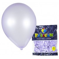 Кульки повітряні "Pelican" /811718/1050-718/ 10' (26 см), перламутр фіолетовий світлий, 50шт/уп (1/100