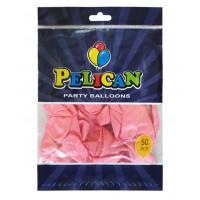 Кульки повітряні "Pelican" /1250-736/ 12' (30 см), перламутр рожевий світлий, 50шт/уп (1/100)