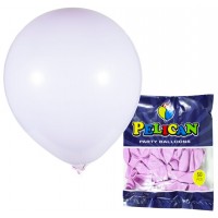 Кульки повітряні "Pelican" /811934/1050-934/ 10 '(26 см), макарун фіолетовий світлий, 50 шт / уп (1/100)