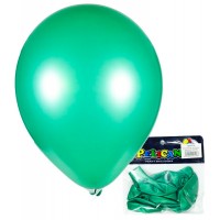 Кульки повітряні "Pelican" /815712/1010-712/ 10 '(26 см), перламутр зелений пляшковий , 10шт / уп (1/100)