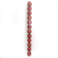 Набір новорічних кульок "JO" /DSCN0922-6-12-RD/ тубус "RED" 6см,/12шт., PVC