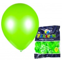 Кульки повітряні "Pelican" /811714/1050-714/ 10 '(26 см), перламутр зелений світлий, 50шт / уп (1/100)