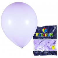 Кульки повітряні "Pelican" /811913/1050-913/ 10 '(26 см), макарун фіолетовий світлий, 50 шт / уп (1/100)