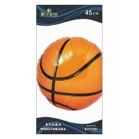 Кулька фольгована "Pelican" /835100/ баскетбольний м'яч, 45см (1/10)
