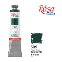 Фарба олійна, Зелена ФЦ (509), 45мл, ROSA Studio