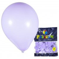 Кульки повітряні "Pelican" /811810/1050-810/ 10' (26 см), пастель фіолетовий світлий, 50шт/уп (1/100)