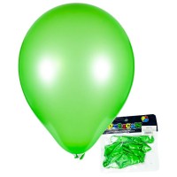 Кульки повітряні "Pelican" /815713/1010-713/ 10 '(26 см), перламутр зелений , 10шт / уп (1/100)