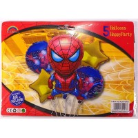 Набір з 5 кульок "Pelican" /836916-5003/ Spider man 29'