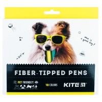 Фломастери "Kite" 18 кол. /K22-448/ "Kite Dogs" картон (12/96)