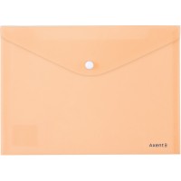 Папка-конверт на кнопці А5 "Axent" /1522-42-A/ Pastelini, персикова (12/360)