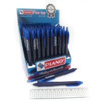 Ручка кулькова автомат. "PIANO" PT-301 синя (50)