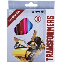 Фломастери "Kite" 12 кол. /TF21-047/ "Transformers" картон (1/12)