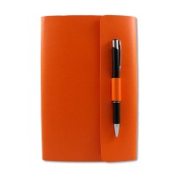 Щоденник ЗВ-617 н/дат "FRANKFURT" з ручкою помаранч ІНТЕГР. ==144 арк. 128х203 (10)
