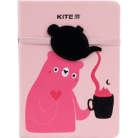 Блокнот В6+/ 96 "Kite" /K22-464-1/ тв. обкл., Pink Bear (1/18/36)