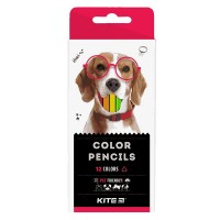 Олівці кольорові "Kite" 12 кол. /K22-053-1/ "Kite Dogs" картон (1/12/240)