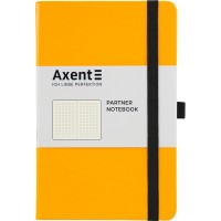 Блокнот "Axent" /8306-08-A/ Partner, 125*195/96арк, крап, жовта (1/18)