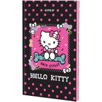 Блокнот А5/64 "Kite" /HK23-193-1/ чистий, термобіндер, Hello Kitty (1/10)