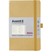 Щотижневик "Axent" 2024 Partner Lines /8515-24-53-A/ 125*195, пісочний (65647) (1/12/24)