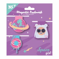 Магнитные закладки "YES" /707727/ Space Girl, 3шт. (10/50/500)