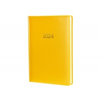 Щоденник "ECONOMIX" ДАТ. 2024 /E21850/ Spectrum, А5, жовтий, друкована обкладинка (1/20)