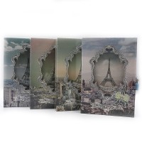 Блокнот 20,5*14см/50арк "JO" /DSCN2349/ "Paris" в короб. з замком (1/60)