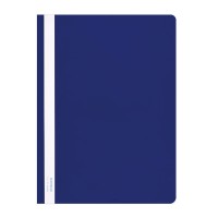 Швидкозшивач пластик "Donau" 1705001 -10 А4 синій (10/400)