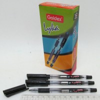 Ручка масляна "Goldex" "LYKA" 1262, 0,7мм, синя, з грипом (12/120)