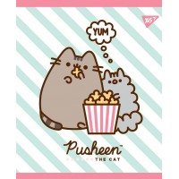 Зошит уч. "YES" 18арк.# /765191/ "Pusheen. Sweet cat" УФ-виб.+глітер+софт-тач (10/200)