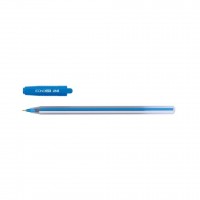 Ручка масляна "ECONOMIX" /Е10196-02/ "LINE" синя, (50/1600)