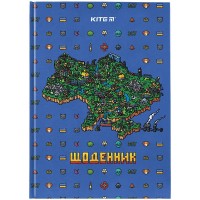 Щоденник шкільний "Kite" /K24-262-4/ тверда обкл, Map (1/20)