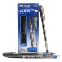 Ручка кулькова "Pensan" /2240-BL/ My-Tech 0,7мм, синя (25/1200)