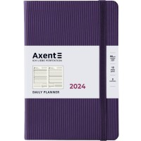 Щоденник "Axent" 2024 Partner Lines /8815-24-17-A/ 145*210, пурпурний (65686) (1/12/24)
