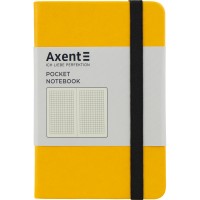 Книга записна "Axent" /8301-08-A/ Partner, 95*140/96арк, кліт, жовта (1/24)